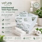 Interleaved Toilet Paper Sheets (2 Ply - 250 Sheets/Pack)