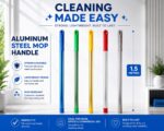 Aluminum Steel Mop Handles (Colour Coded)