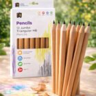 Jumbo Triangular HB Pencils (Pack of 12 Pencils)