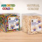Matchstix (Natural & Bright Colours Available) 2,000Pcs/Pack