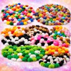 POM POM - All Colour Combinations Available 300Pcs/Pack