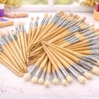 Hog Hair ROUND Brushes (60/Pack)
