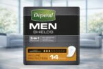 Depend Shields for Men-19069 14pads/pack, 4packs/carton