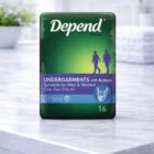 Depend Unisex Undergarment with Buttons 16pcs/pack, 4packs/carton