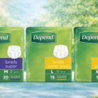Depend Brief Super-Unisex 20briefs/pack, 4packs/carton