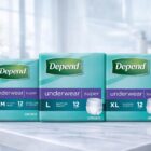 Depend Underwear Super-Unisex 12pcs/pack, 4packs/carton