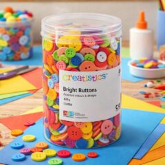 Buttons (Assorted Colours & Sizes) 600g