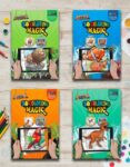 3D Augmented Reality Colouring Books (4/Set)