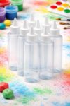Paint Dispenser Bottles with Cap 250ml 12Pcs/Pack