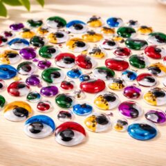 Joggle Eyes - Assorted Colours 300Piecse/Pack