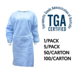 Basic Isolation Gown (with cotton cuffs)
