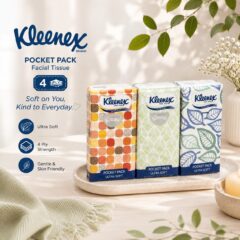 Kleenex Pocket Pack Facial Tissue - 4 Ply (0201)