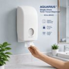 AQUARIUS™ Single Sheet Toilet Tissue Dispenser White (69460)