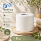 Scott Toilet Tissue 600Sheets/Roll, 24 Rolls/Carton (5742)