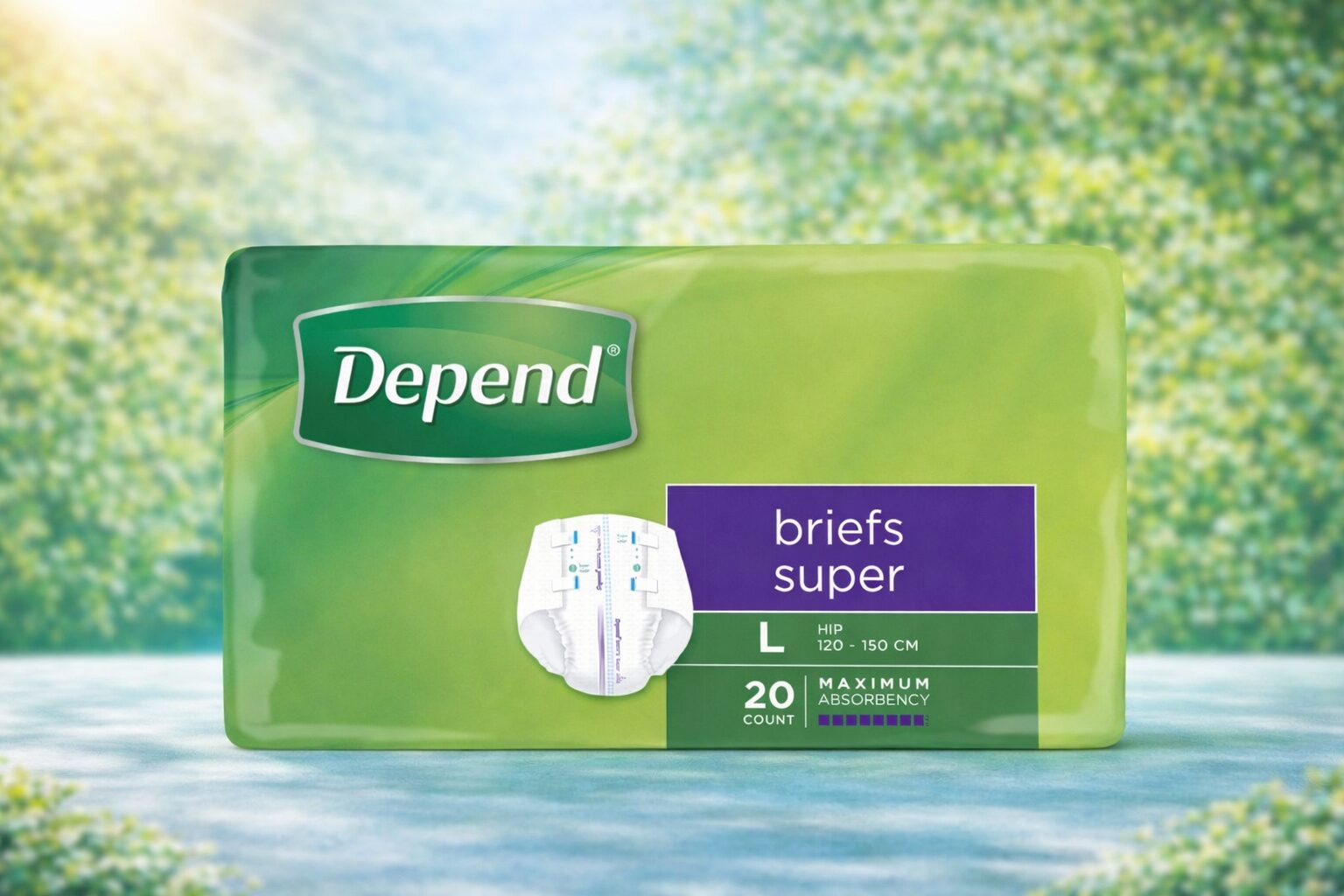 Depend Brief Super-Unisex Large