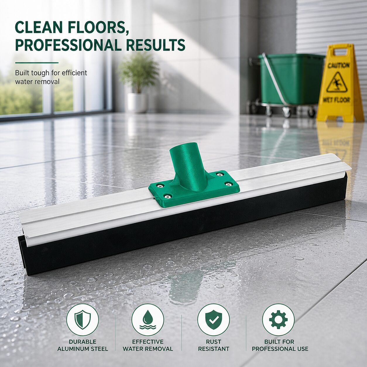 Floor Squeegee Green