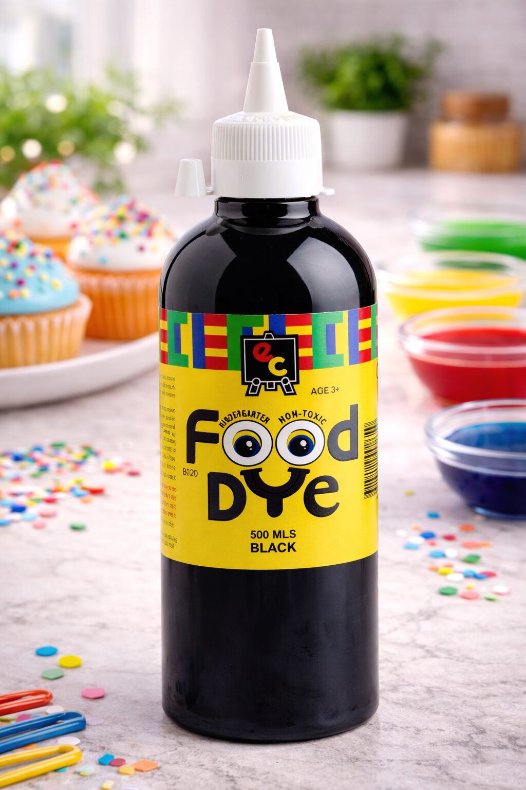 Food Dye Liquid Black