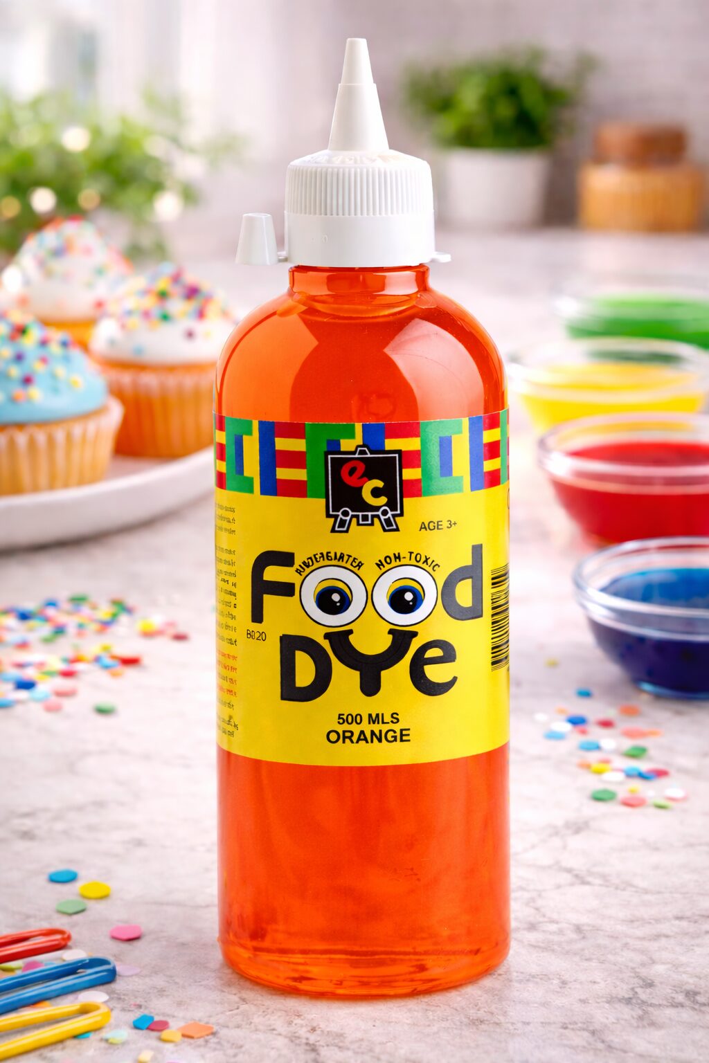 Food Dye Liquid Orange