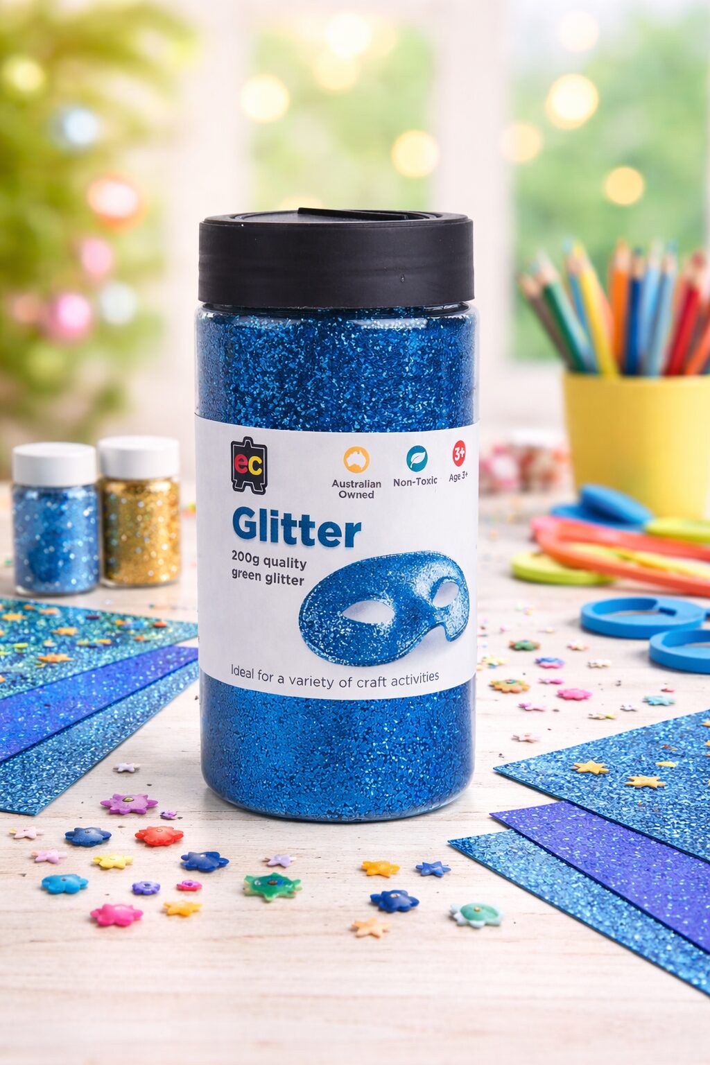 Glitter 200gm Jar B