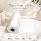 Nappy Bags In Rolls - Plastic (Unscented)