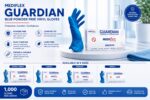 Mediflex Guardian BLUE Powder Free Vinyl Gloves – 1,000/Carton