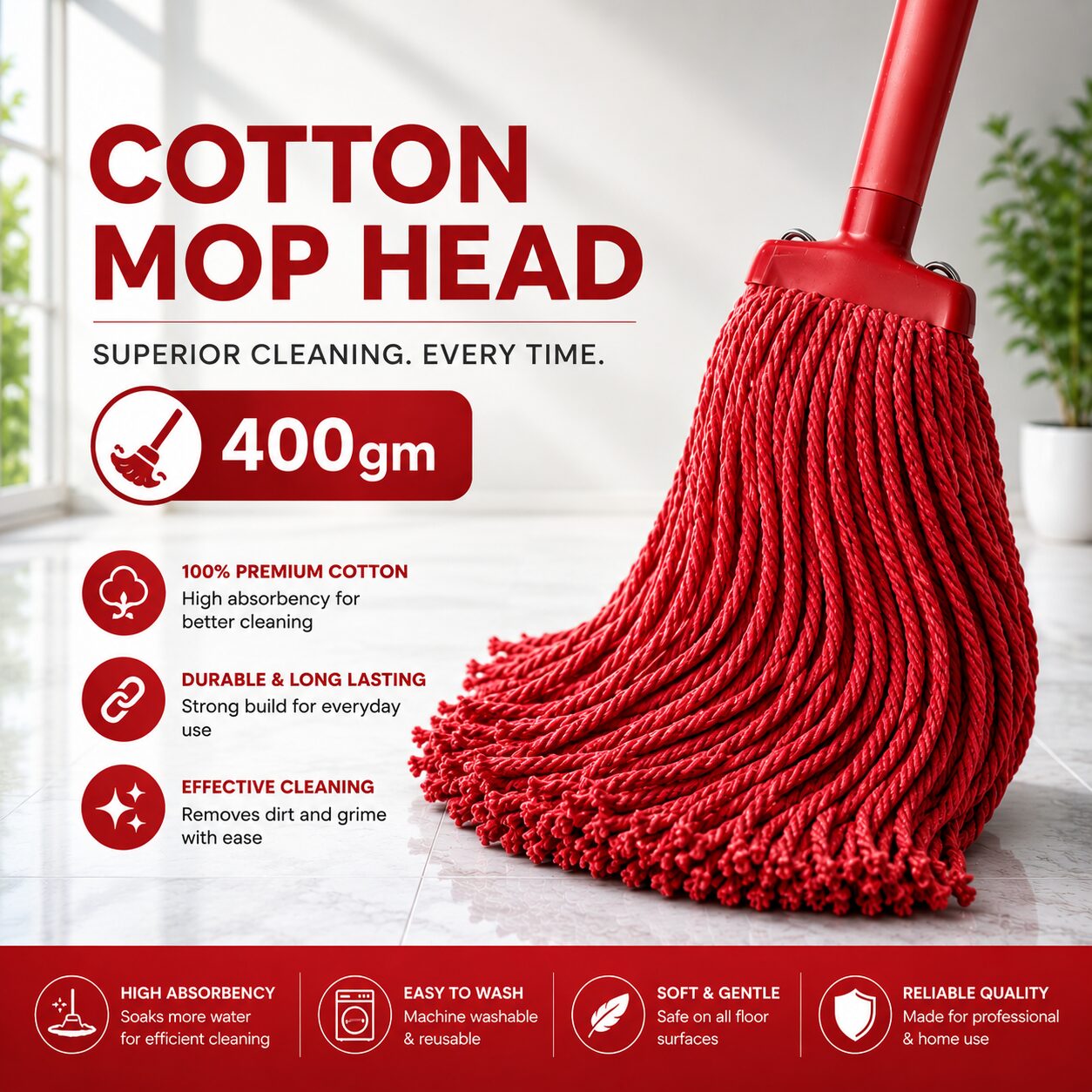 Mop Head Red