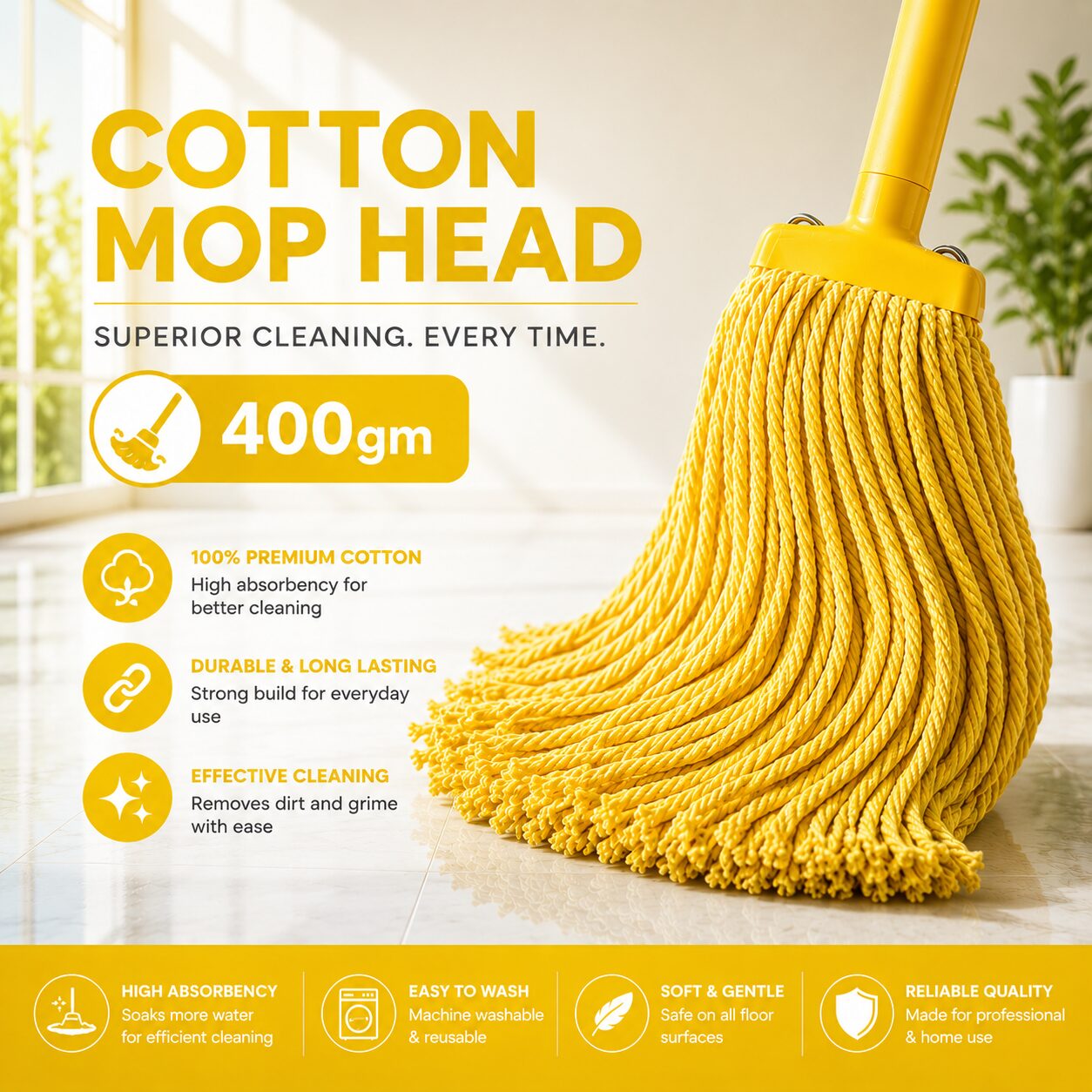 Mop Head Yellow