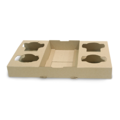 4 Cup Drink Tray - Perforated