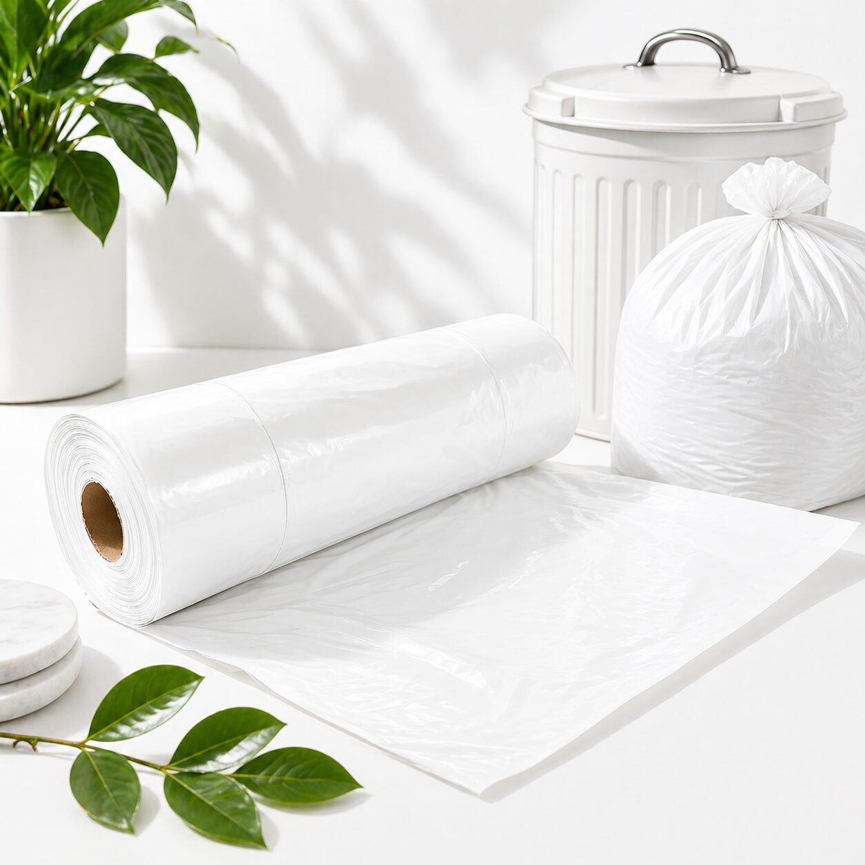 Garbage Bags & Bin Liners White