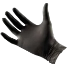 Saniflex Black Latex Examination Gloves Powder Free 1,000/Carton