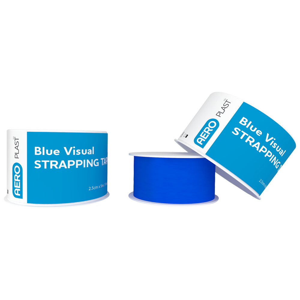 AEROPLAST Visual Strapping Tape 2.5cm x 5M Box 12