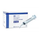 Monoject 412 Syringe Curved Tip 12ml 50Pcs/Box