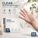CLEAR Polyethylene Gloves - 500/Box