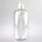 500ml Tall Round PET Bottle with White Lotion Pump