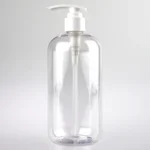 500ml Tall Round PET Bottle with White Lotion Pump