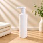 500ml Tall Round Lotion Bottle - White