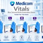 Medicom Vitals Nitrile Gloves Powder Free