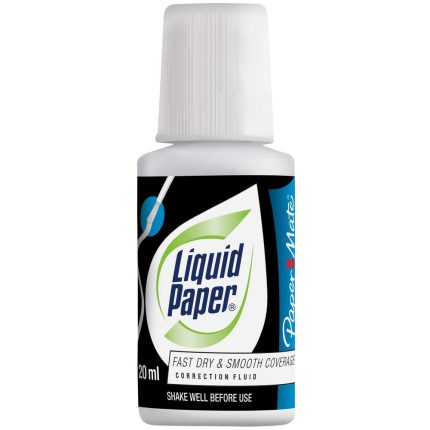 Luiquid Paper Liquid Paper Correction Fluid Bottle 20ml – Tassway Pty Ltd