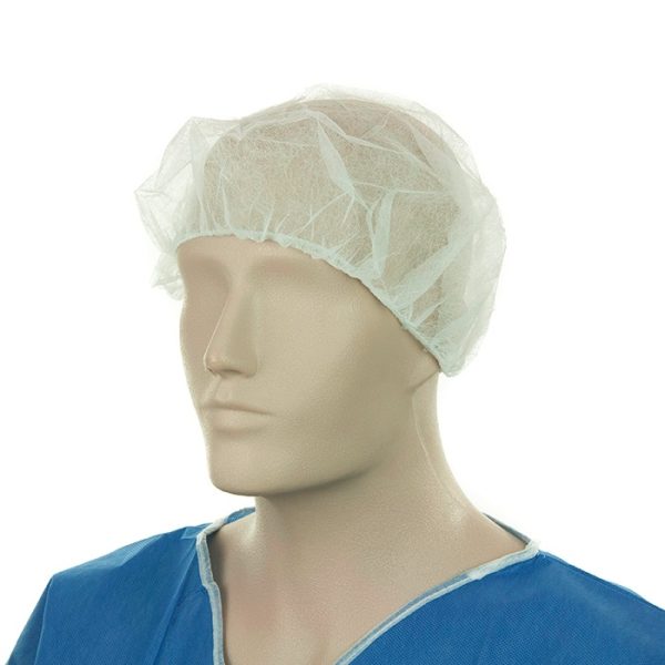 Head Disposable Hairnet/Bouffant (Blue)