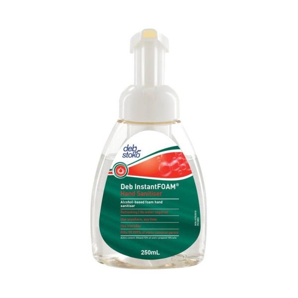 Deb Instant Foam Hand Sanitiser Pump Bottle IFS250ML 250ml