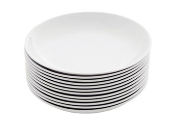 Melamine Plates - White (All Sizes Available)