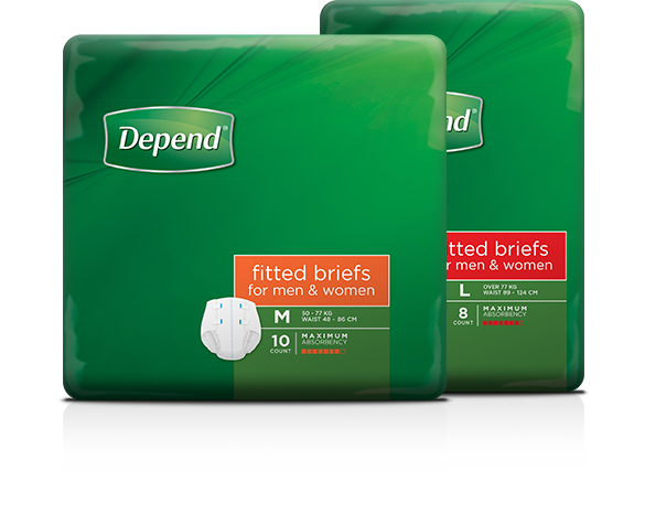 Depend® Fitted Briefs (Unisex)
