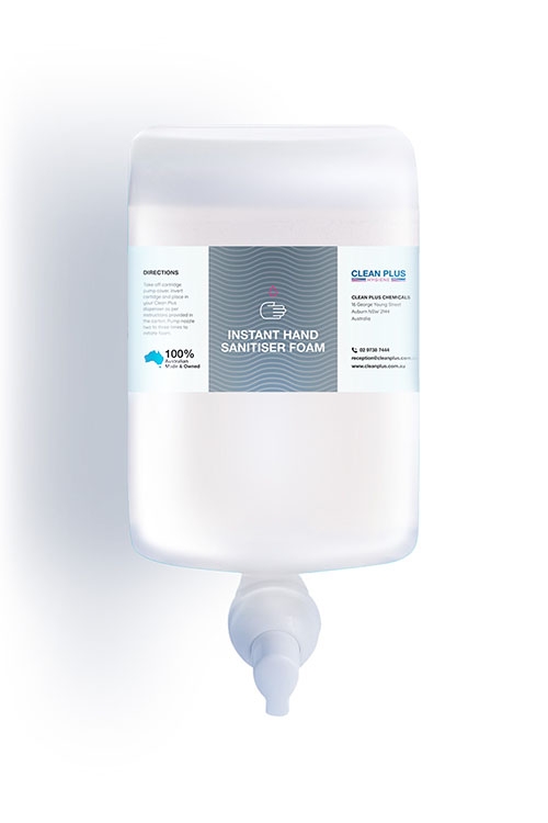 Instant Hand Sanitiser Foam - 6 x 1.0 Litre Cartridge