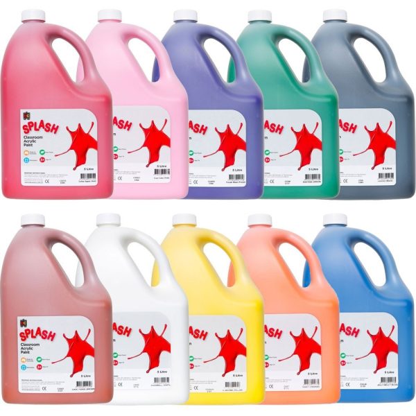 Classroom Acrylic Paint - 5 Litres Bottle
