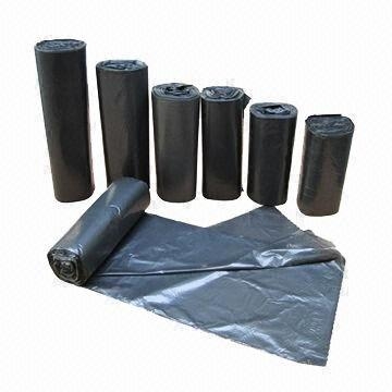 Garbage Bags Rolls, Perforated, Black - 1,000 Carton