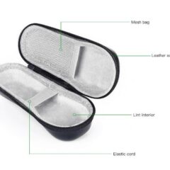 Waterproof Forehead Thermometer Storage Bag for Braun Hard Carrying Case