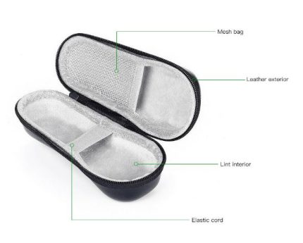 Waterproof Forehead Thermometer Storage Bag for Braun Hard Carrying Case