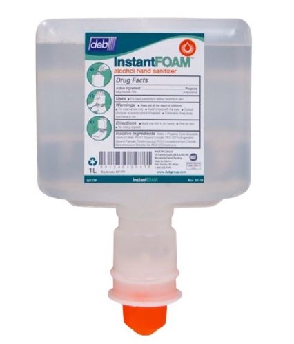 Deb Instant Foam Sanitiser - 3 x 1 Litre Cartridges/CTN