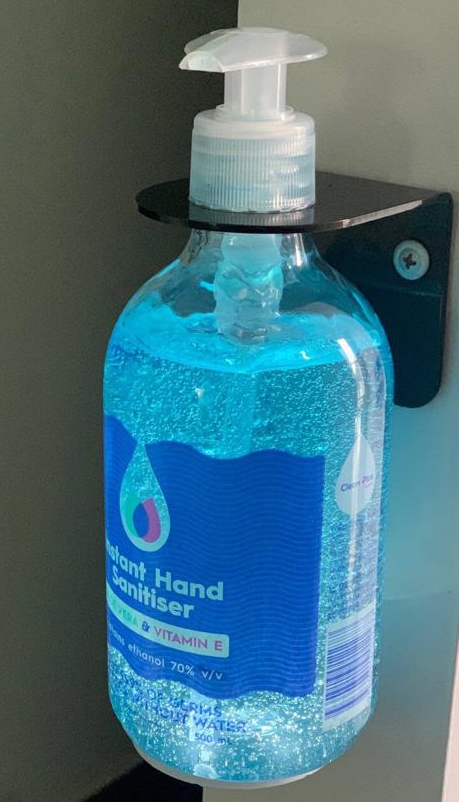 Wall Bracket for Instant Hand Sanitiser 500ml Bottle