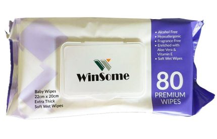 WINSOME Baby Wipes 80/Pack, 20 Packs/Carton - Premium WINSOME Baby Wipes 80/Pack, 20 Packs/Carton - Premium